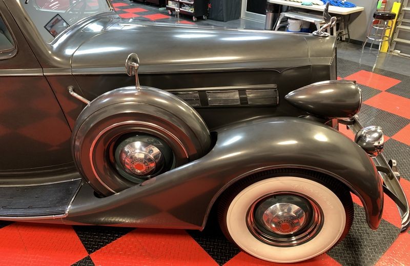 The Number #7 Rub Down Technique Original Single Stage 1937 Packard