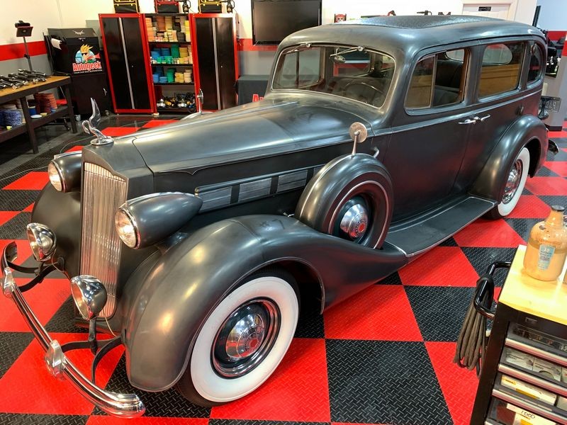 The Number #7 Rub Down Technique Original Single Stage 1938 Packard