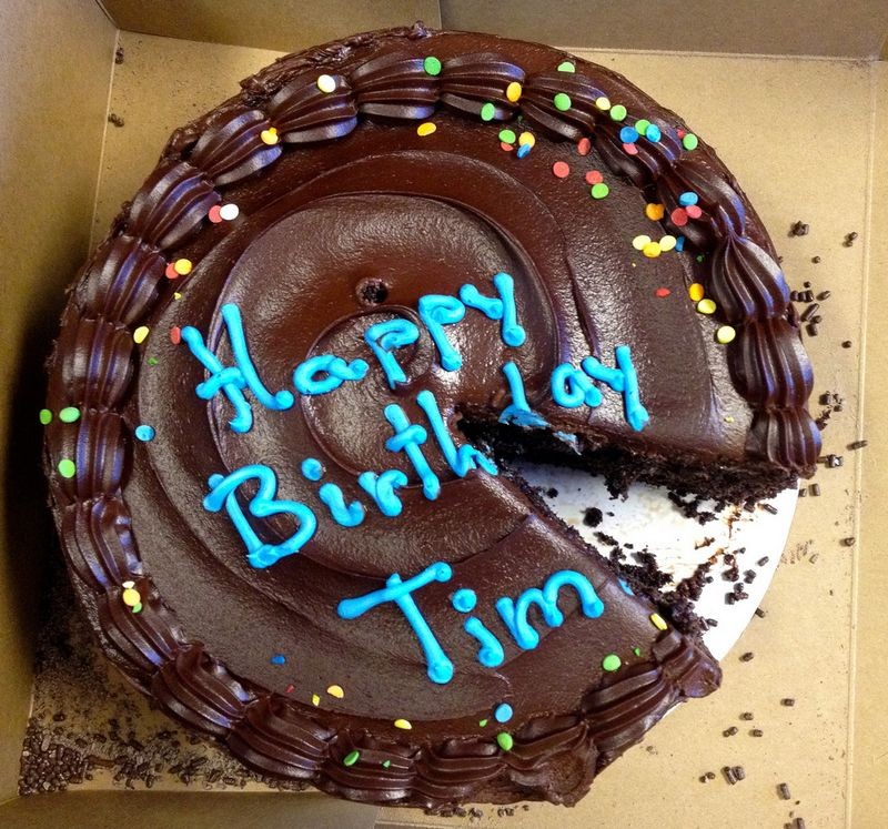 Tim Birthday Cake