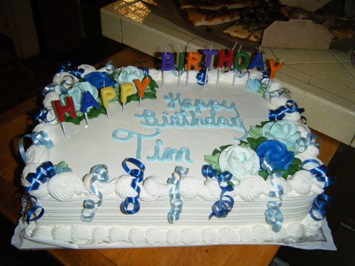 Tims Birthday Cake