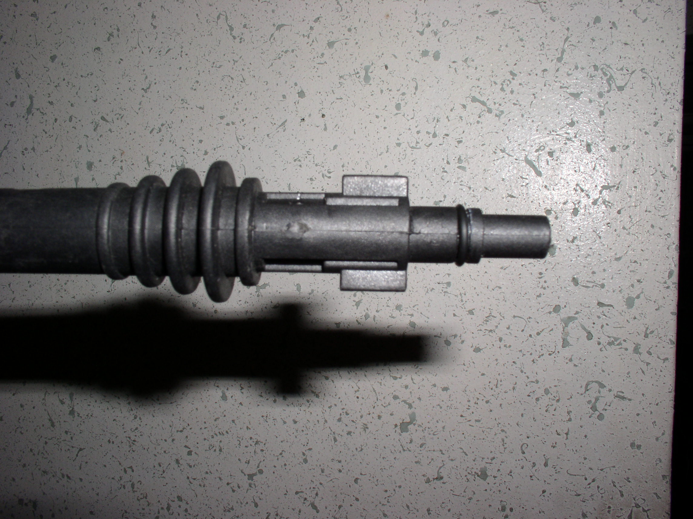 Tip of the sprayer that attaches to the gun