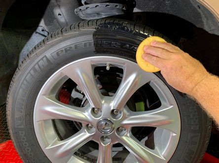 Tire Coatings versus Tire Dressings No Sling