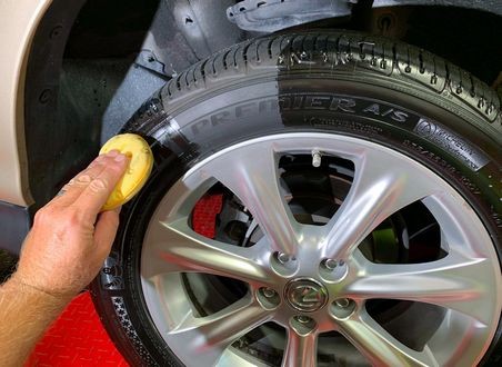 Tire Coatings versus Tire Dressings No Sling