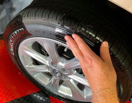 Tire Coatings versus Tire Dressings No Sling