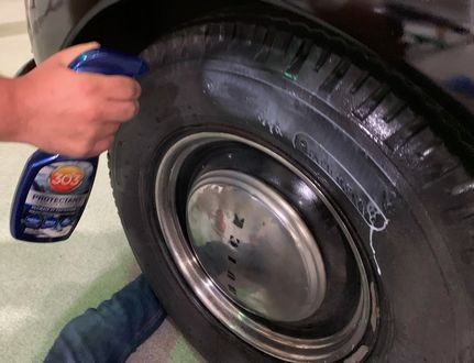 Tire Coatings versus Tire Dressings No Sling
