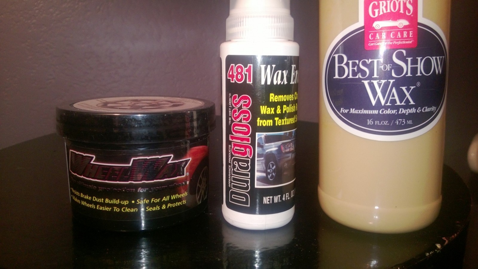 Trade? Wheel Wax  Wax Eraser  Griot's Best in Show