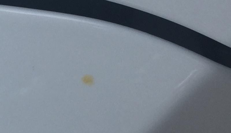 Tree Sap Stain on Lexus car paint autogeek