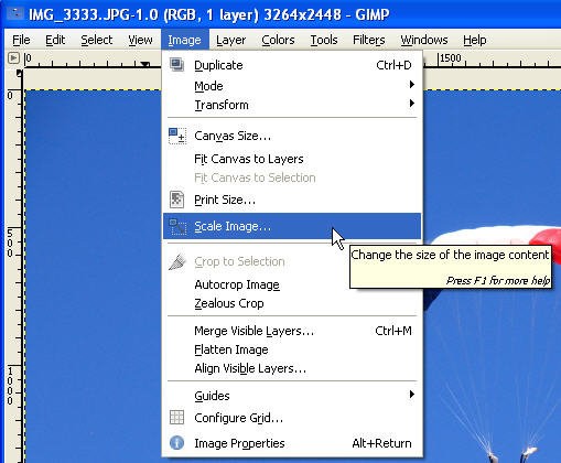 Using the GIMP v2.6