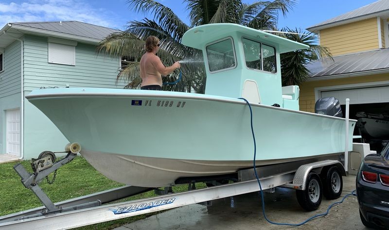 Washing a ceramic coated boat Mike Phillips Autogeek