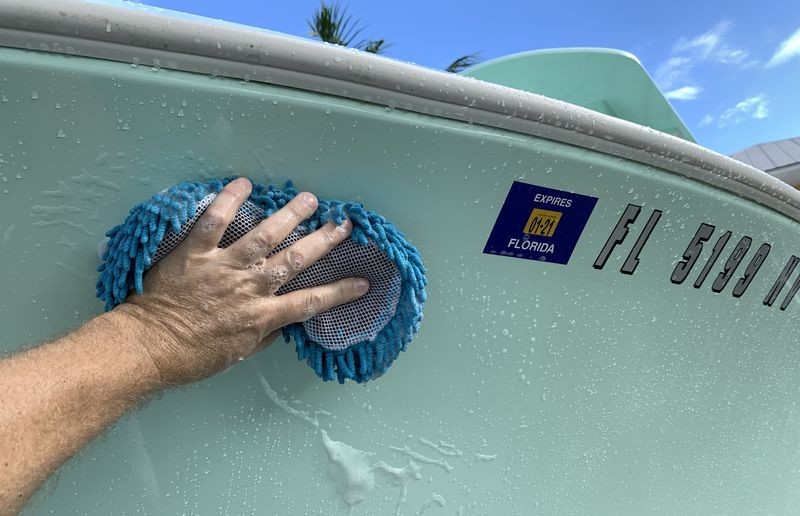 Washing a ceramic coated boat Mike Phillips Autogeek