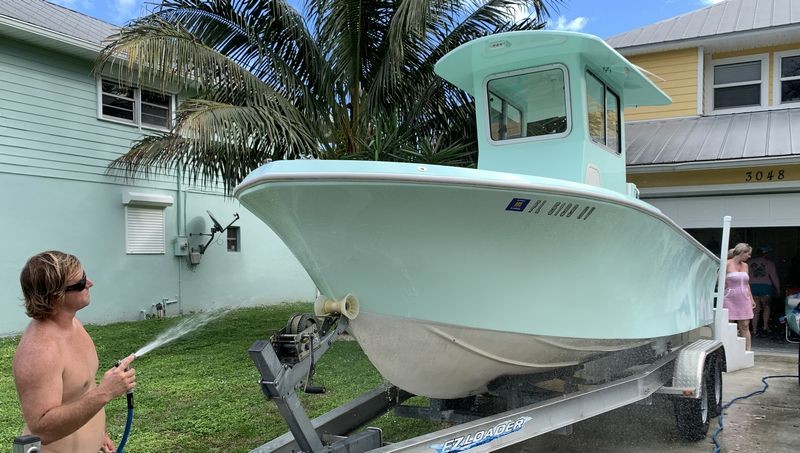 Washing a ceramic coated boat Mike Phillips Autogeek