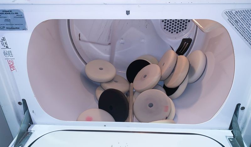 Washing drying foam buffing pads mike phillips autogeek