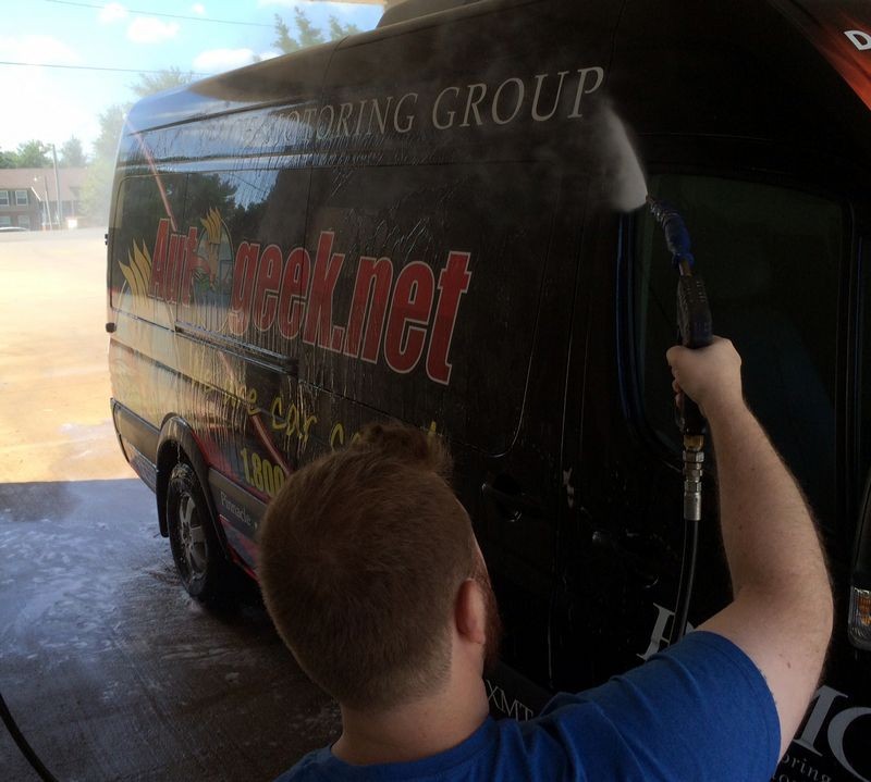 Washing iVan in Kentucky