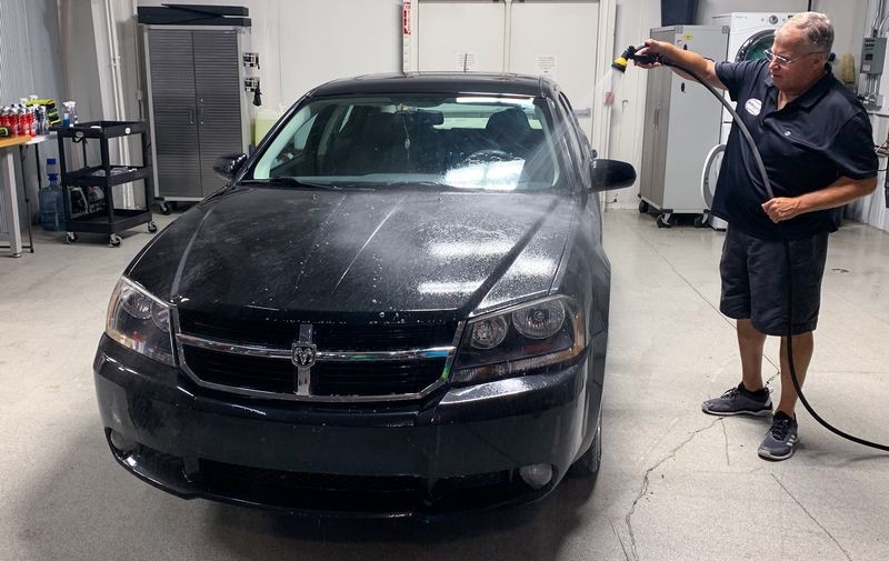 Water Beading Car Wash - makes water bead up