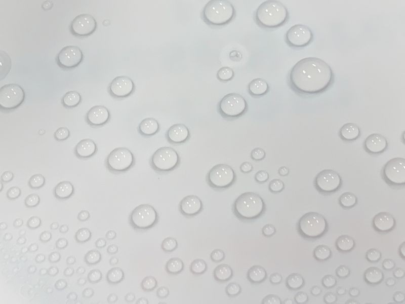 water beading