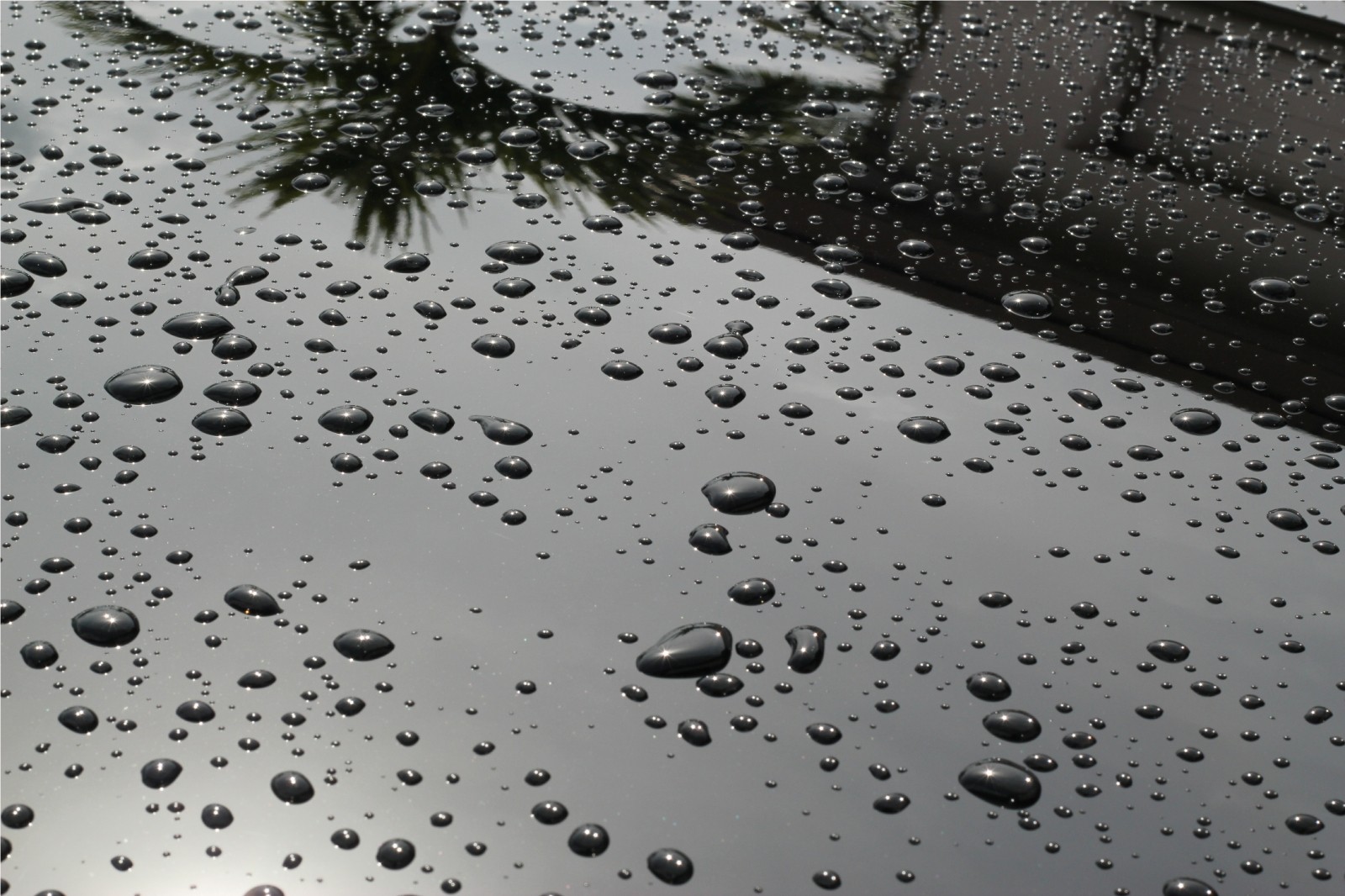 water beading