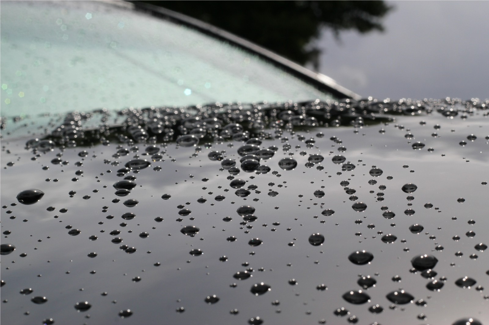 water beading