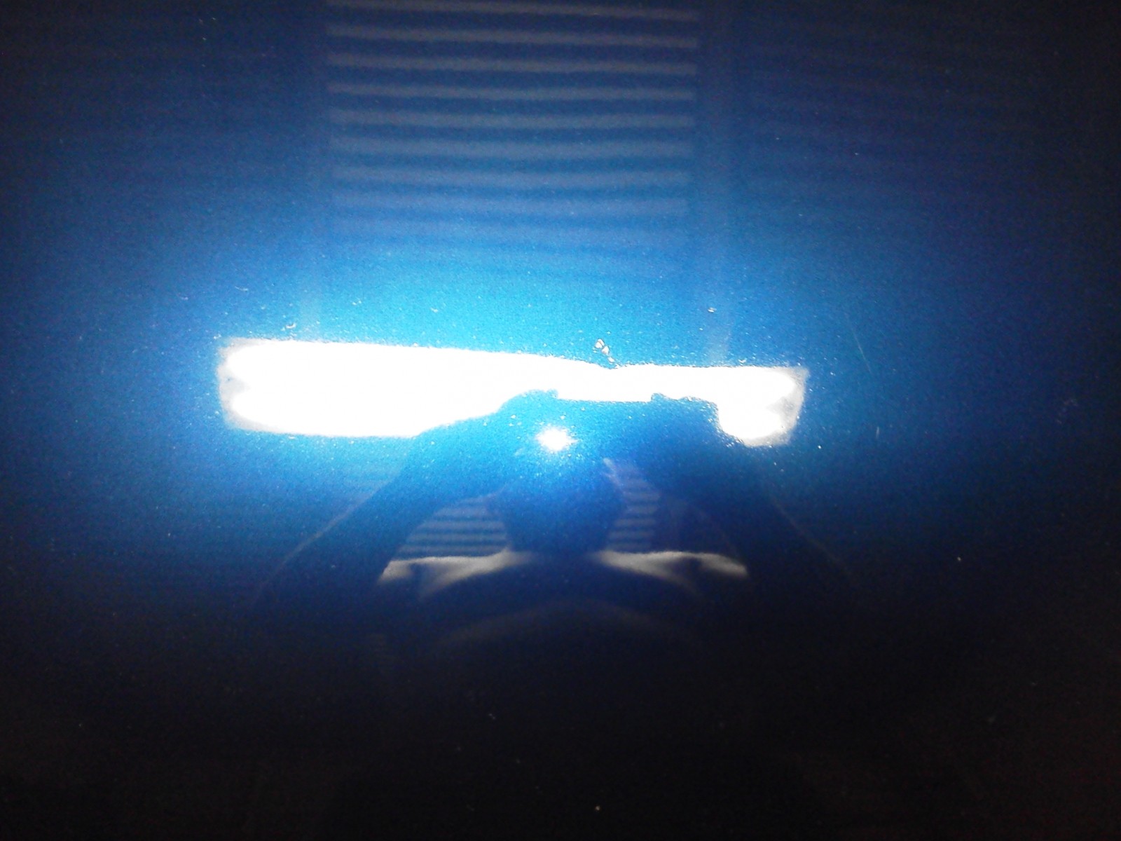 water spots after