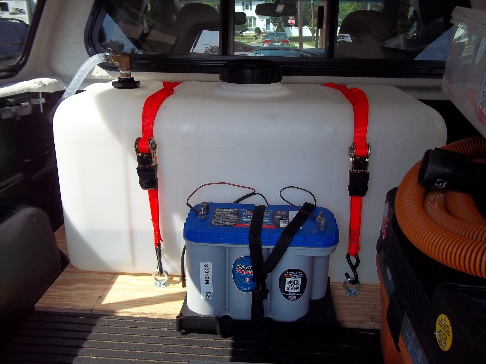 water tank &amp; Battery