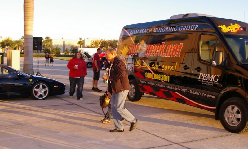 Wayne Carini at Autogeeks Cars and Coffee with Mike Phillips