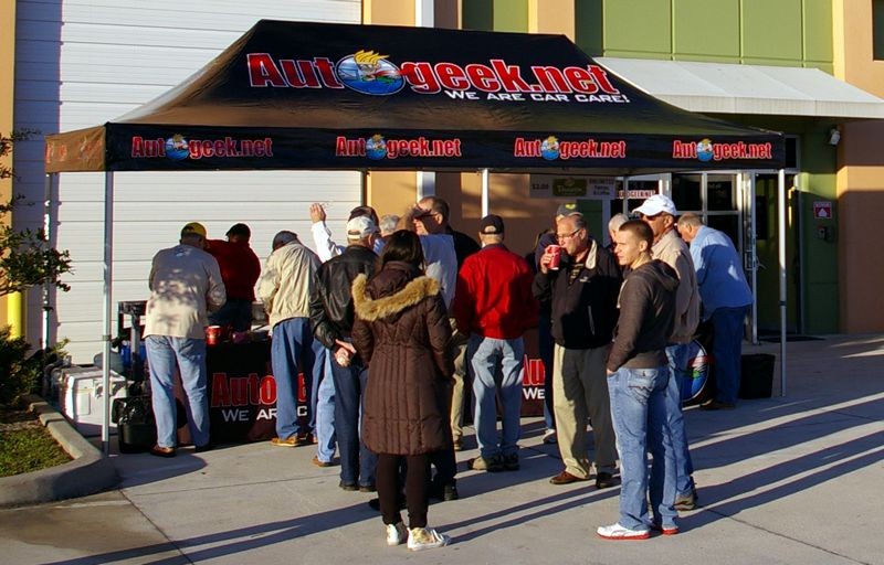 Wayne Carini at Autogeeks Cars and Coffee with Mike Phillips