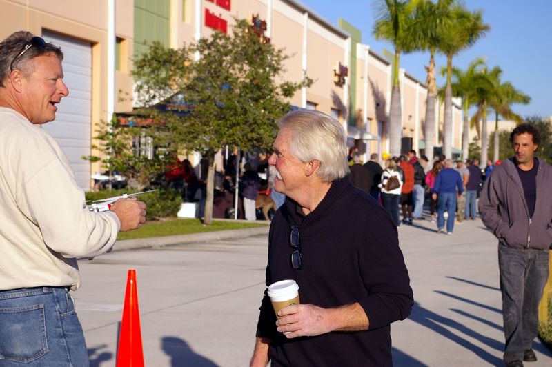 Wayne Carini at Autogeeks Cars and Coffee with Mike Phillips