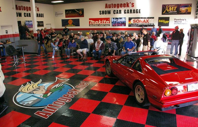 Wayne Carini at Autogeeks Cars and Coffee with Mike Phillips