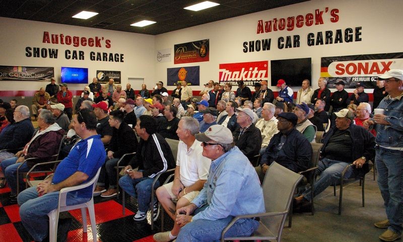 Wayne Carini at Autogeeks Cars and Coffee with Mike Phillips