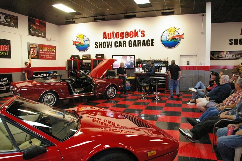 Wayne Carini at Autogeeks Cars and Coffee with Mike Phillips