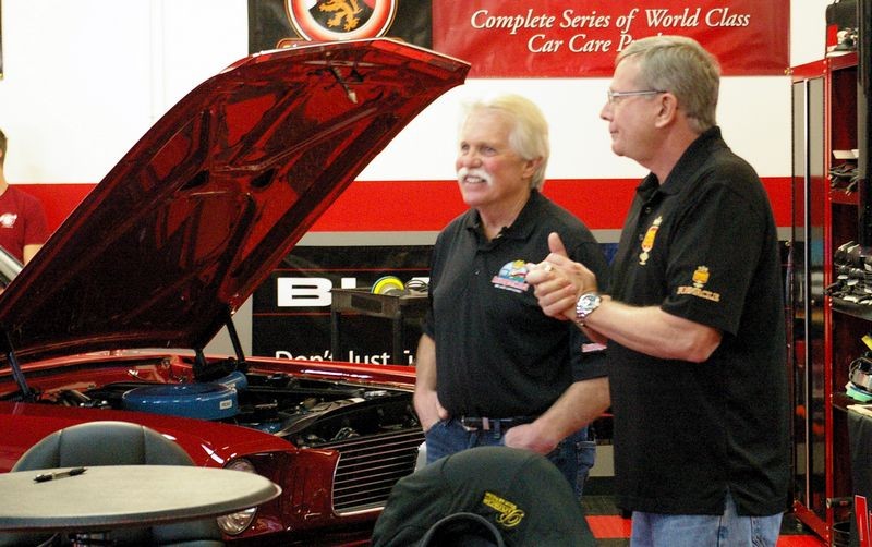 Wayne Carini at Autogeeks Cars and Coffee with Mike Phillips