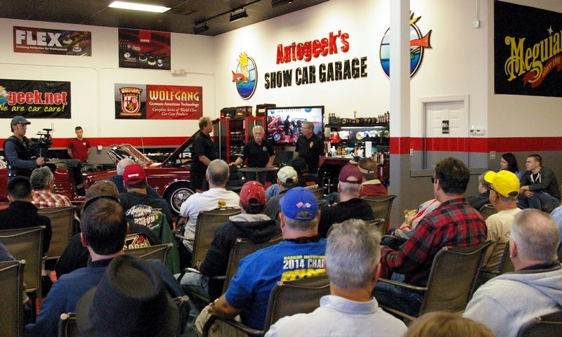 Wayne Carini at Autogeeks Cars and Coffee with Mike Phillips