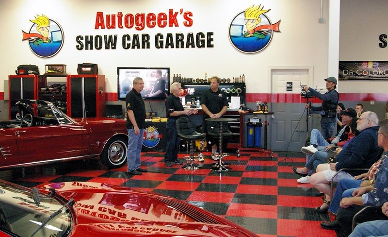 Wayne Carini at Autogeeks Cars and Coffee with Mike Phillips