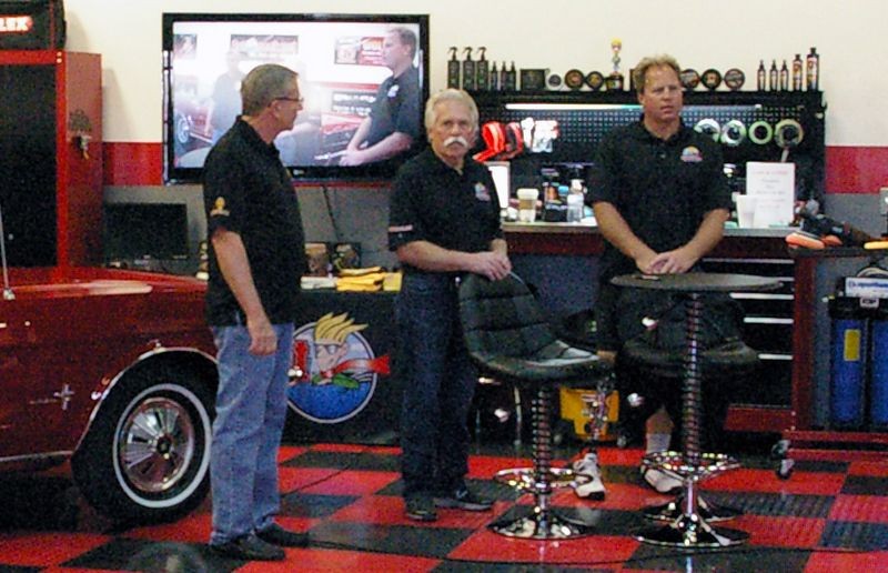Wayne Carini at Autogeeks Cars and Coffee with Mike Phillips