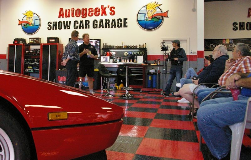 Wayne Carini at Autogeeks Cars and Coffee with Mike Phillips