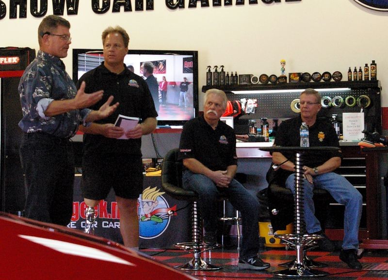 Wayne Carini at Autogeeks Cars and Coffee with Mike Phillips