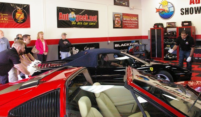 Wayne Carini at Autogeeks Cars and Coffee with Mike Phillips