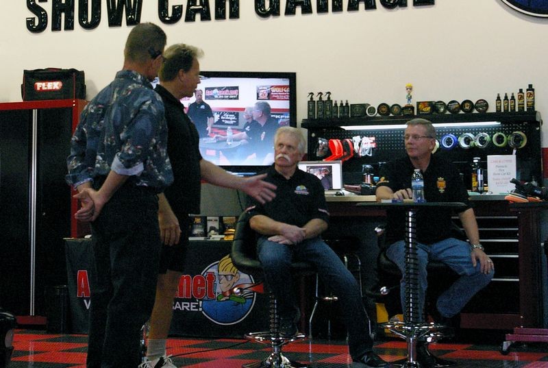 Wayne Carini at Autogeeks Cars and Coffee with Mike Phillips