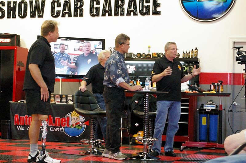 Wayne Carini at Autogeeks Cars and Coffee with Mike Phillips