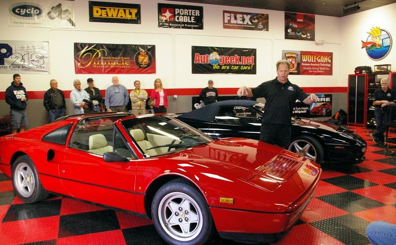 Wayne Carini at Autogeeks Cars and Coffee with Mike Phillips
