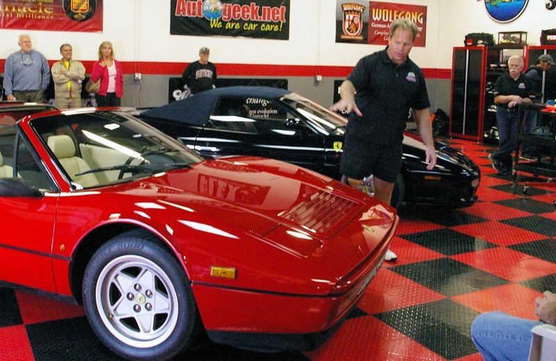 Wayne Carini at Autogeeks Cars and Coffee with Mike Phillips