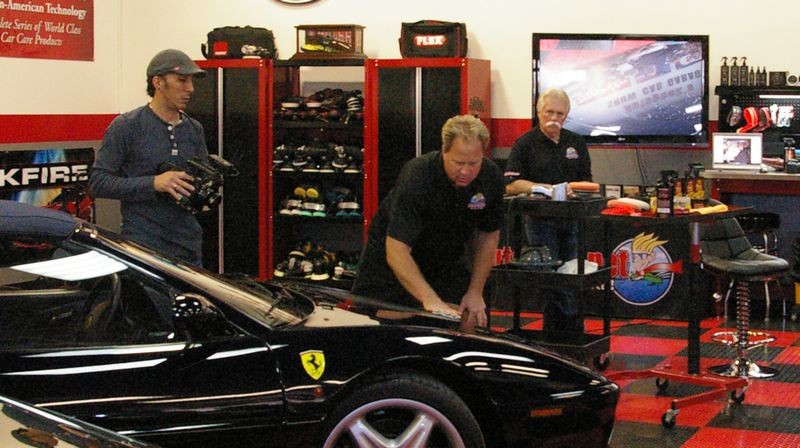 Wayne Carini at Autogeeks Cars and Coffee with Mike Phillips