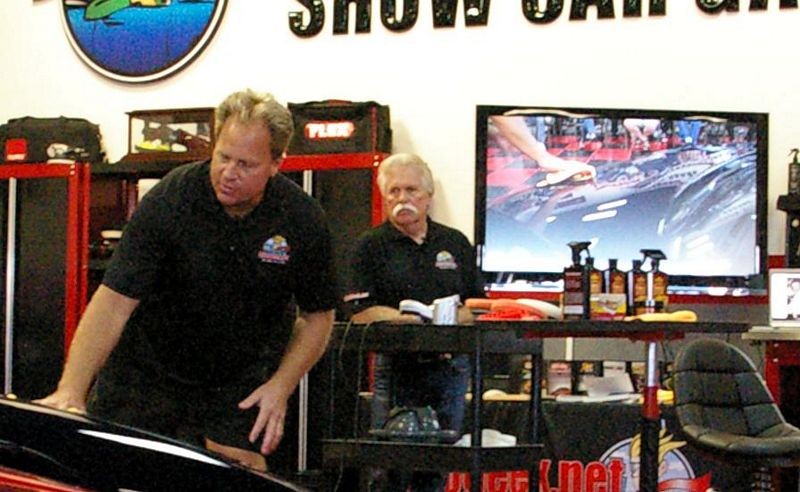 Wayne Carini at Autogeeks Cars and Coffee with Mike Phillips