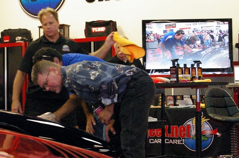 Wayne Carini at Autogeeks Cars and Coffee with Mike Phillips