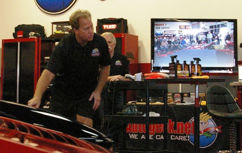 Wayne Carini at Autogeeks Cars and Coffee with Mike Phillips