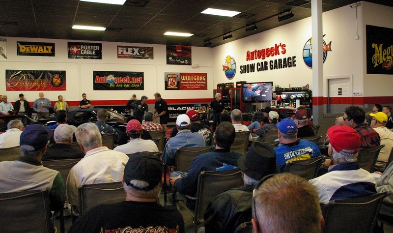 Wayne Carini at Autogeeks Cars and Coffee with Mike Phillips