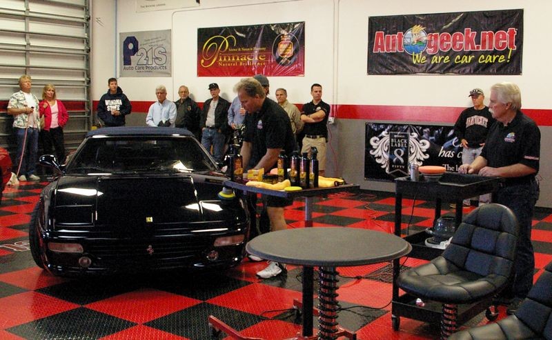 Wayne Carini at Autogeeks Cars and Coffee with Mike Phillips