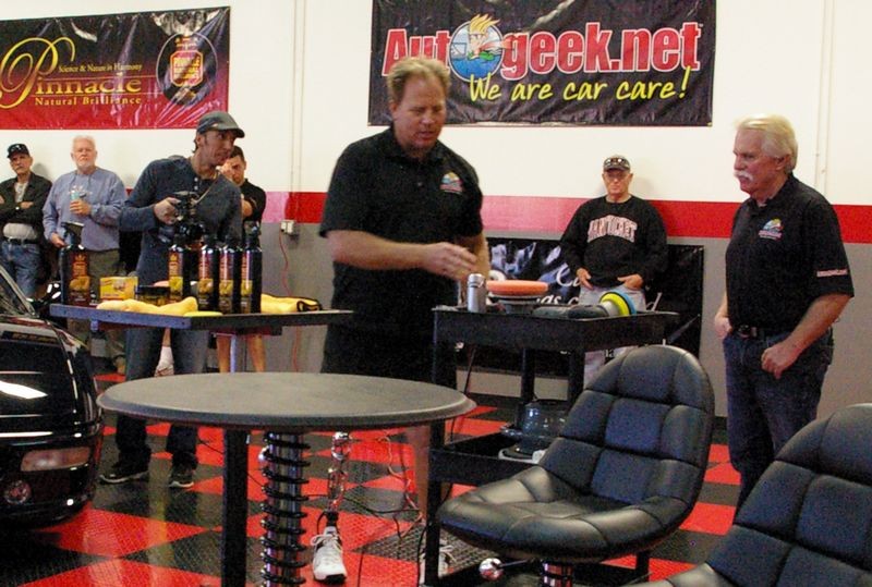 Wayne Carini at Autogeeks Cars and Coffee with Mike Phillips