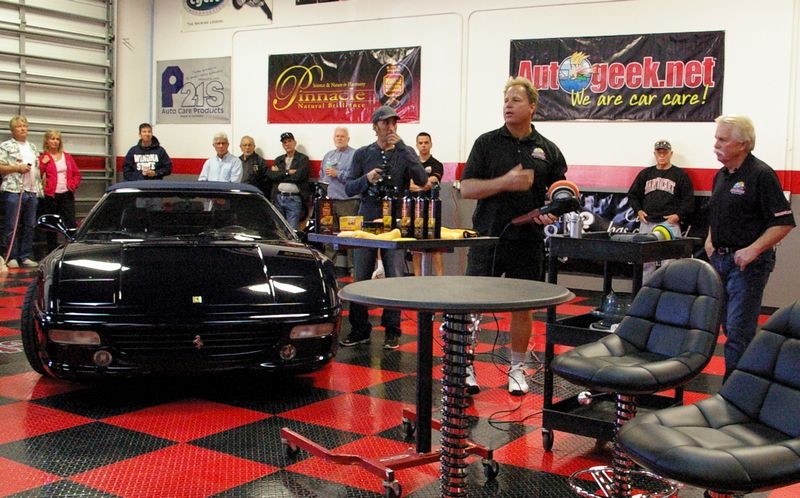 Wayne Carini at Autogeeks Cars and Coffee with Mike Phillips