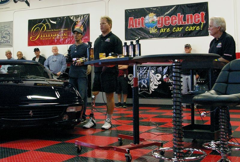 Wayne Carini at Autogeeks Cars and Coffee with Mike Phillips