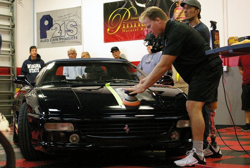 Wayne Carini at Autogeeks Cars and Coffee with Mike Phillips